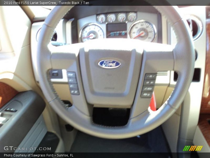 Tuxedo Black / Tan 2010 Ford F150 Lariat SuperCrew
