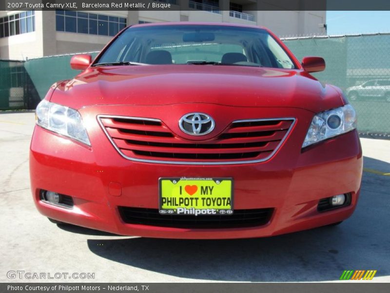 Barcelona Red Metallic / Bisque 2007 Toyota Camry XLE