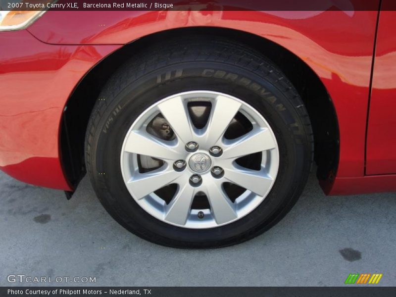 Barcelona Red Metallic / Bisque 2007 Toyota Camry XLE
