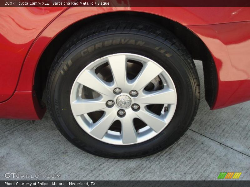 Barcelona Red Metallic / Bisque 2007 Toyota Camry XLE