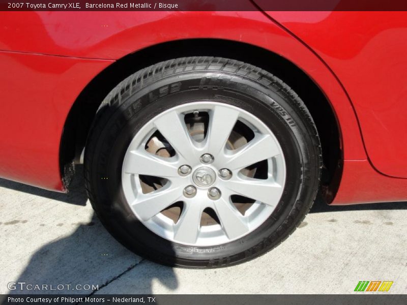 Barcelona Red Metallic / Bisque 2007 Toyota Camry XLE