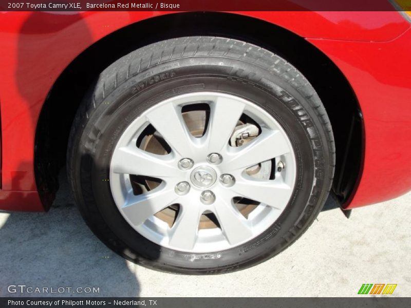 Barcelona Red Metallic / Bisque 2007 Toyota Camry XLE