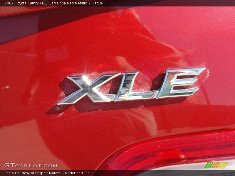 Barcelona Red Metallic / Bisque 2007 Toyota Camry XLE