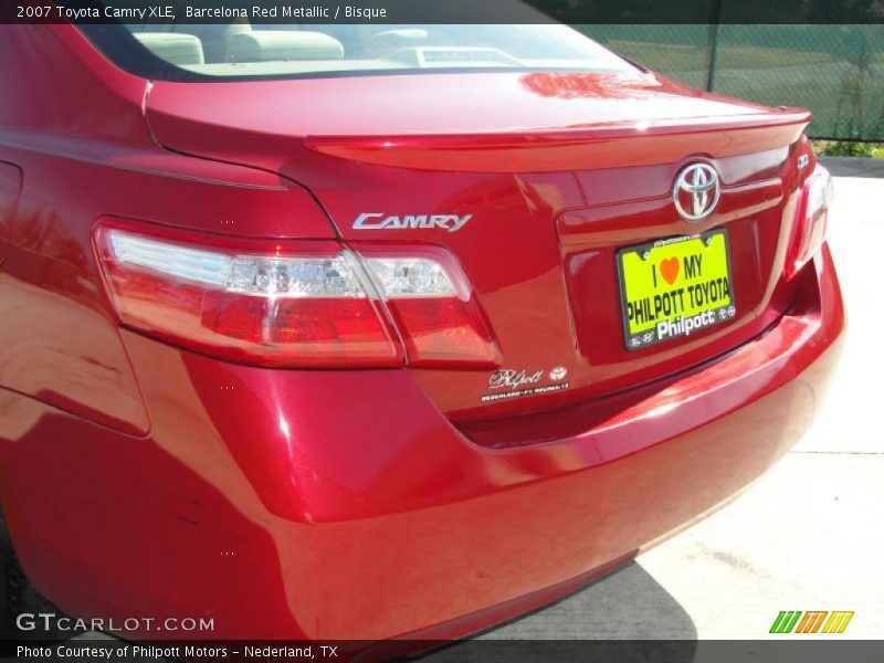 Barcelona Red Metallic / Bisque 2007 Toyota Camry XLE