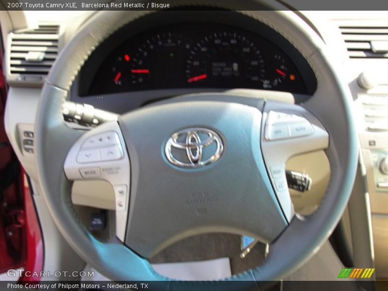 Barcelona Red Metallic / Bisque 2007 Toyota Camry XLE