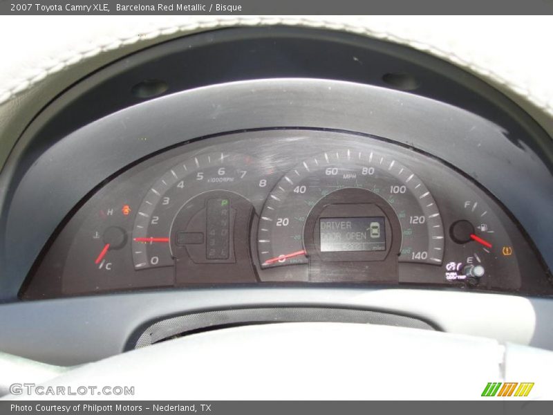 Barcelona Red Metallic / Bisque 2007 Toyota Camry XLE
