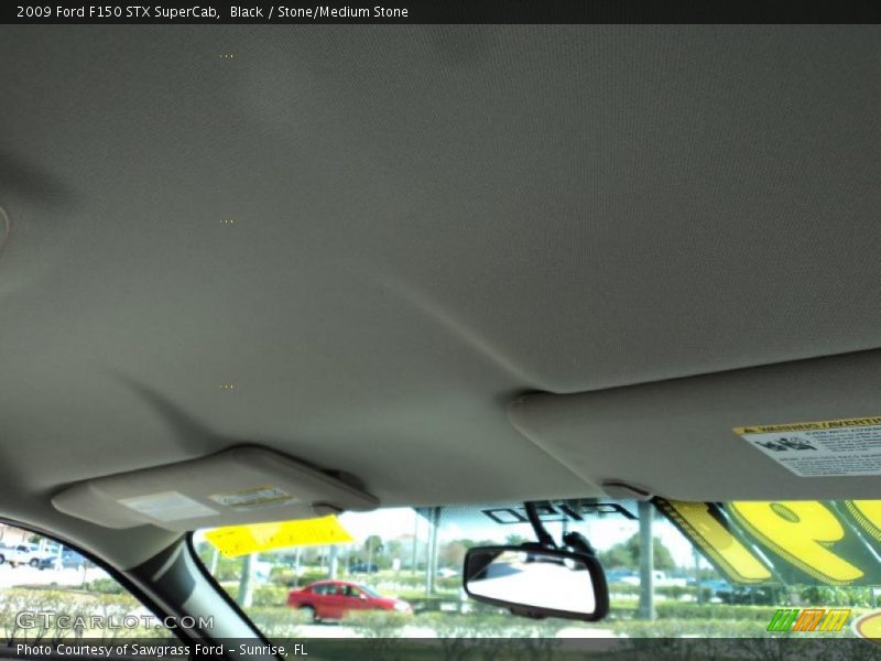 Black / Stone/Medium Stone 2009 Ford F150 STX SuperCab