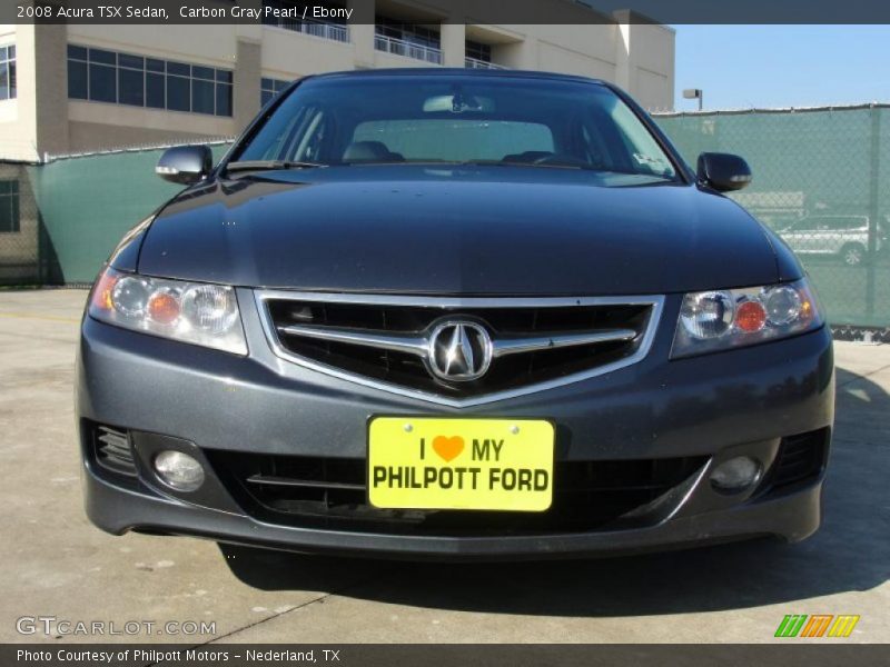 Carbon Gray Pearl / Ebony 2008 Acura TSX Sedan