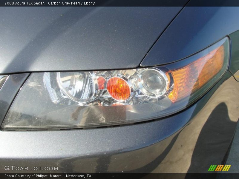 Carbon Gray Pearl / Ebony 2008 Acura TSX Sedan