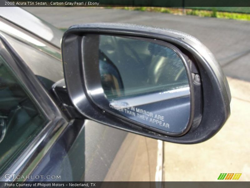Carbon Gray Pearl / Ebony 2008 Acura TSX Sedan