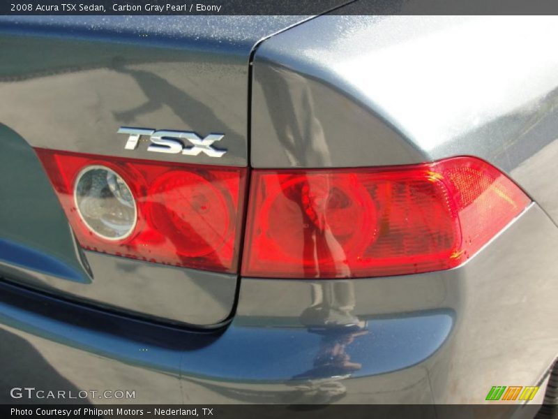 Carbon Gray Pearl / Ebony 2008 Acura TSX Sedan