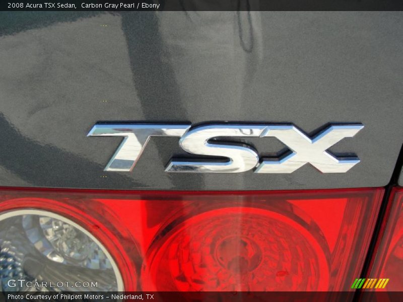 Carbon Gray Pearl / Ebony 2008 Acura TSX Sedan