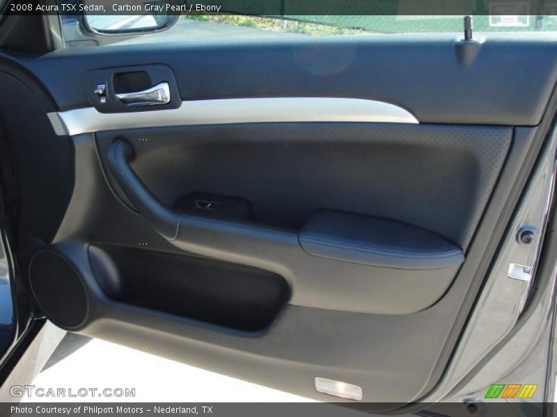Carbon Gray Pearl / Ebony 2008 Acura TSX Sedan