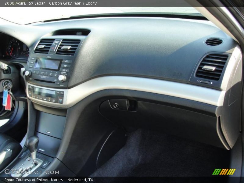 Carbon Gray Pearl / Ebony 2008 Acura TSX Sedan