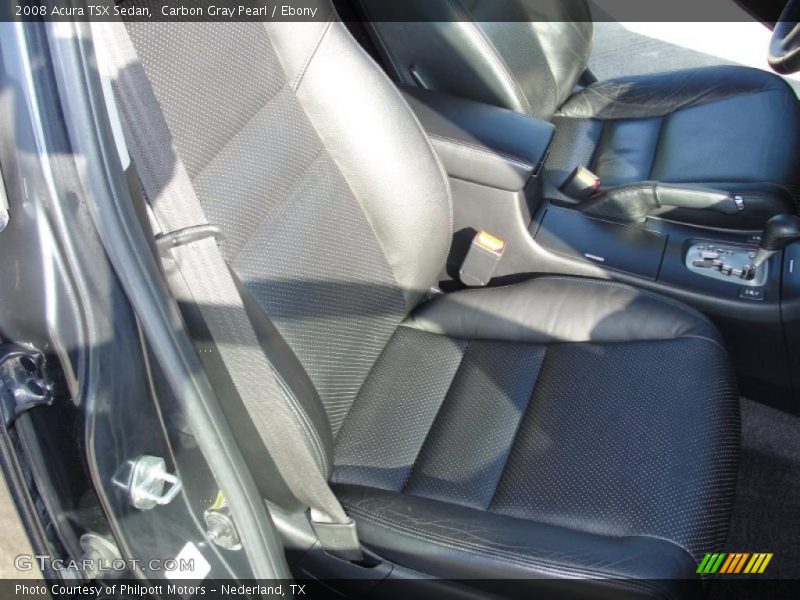 Carbon Gray Pearl / Ebony 2008 Acura TSX Sedan