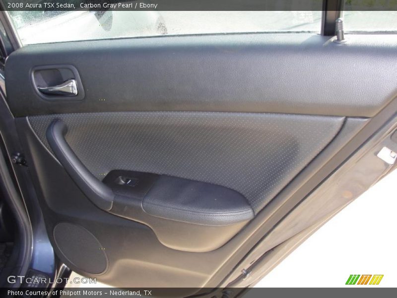 Carbon Gray Pearl / Ebony 2008 Acura TSX Sedan