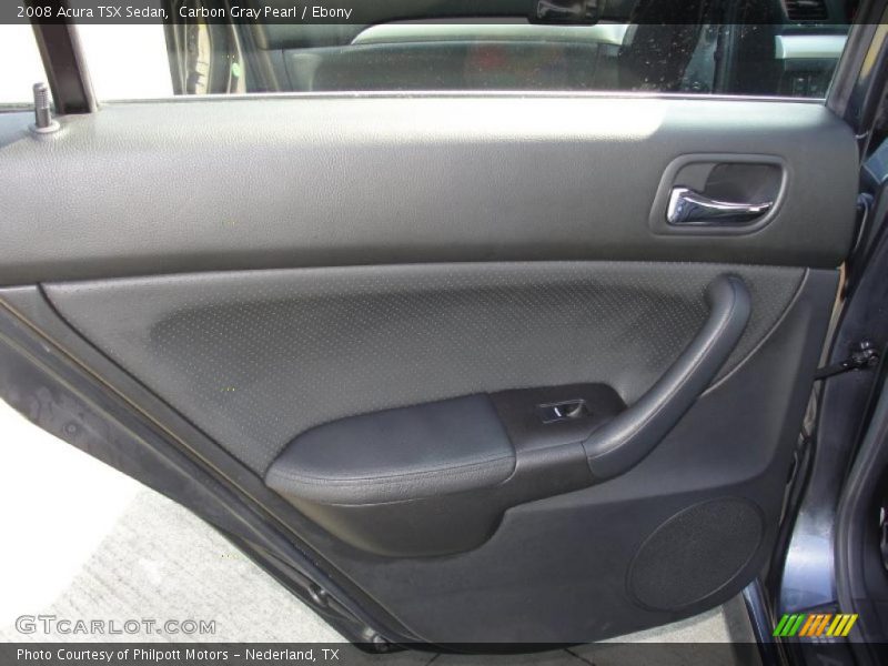 Carbon Gray Pearl / Ebony 2008 Acura TSX Sedan