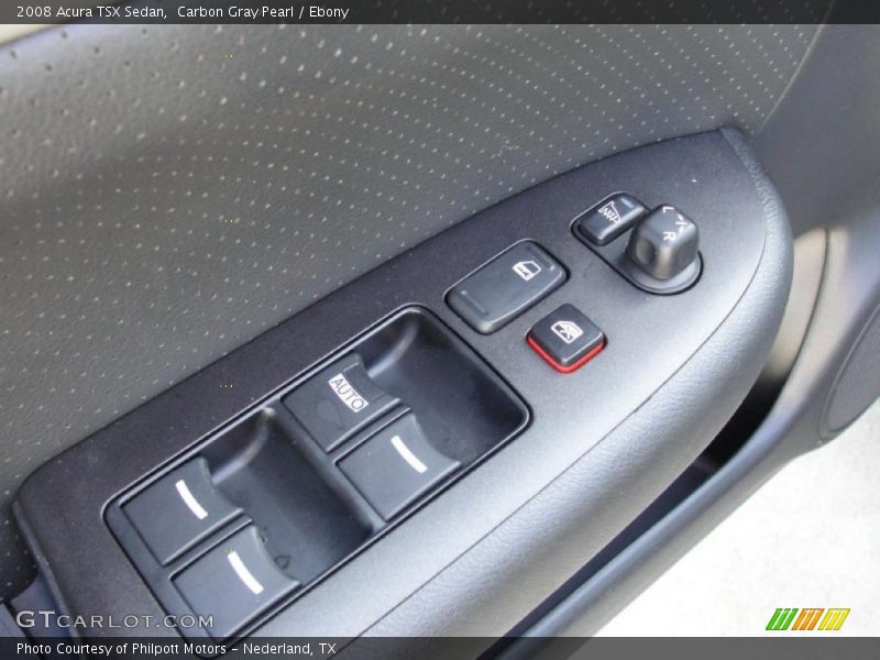 Carbon Gray Pearl / Ebony 2008 Acura TSX Sedan