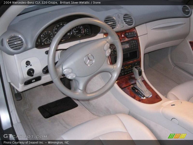 Stone Interior - 2004 CLK 320 Coupe 
