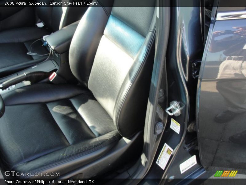 Carbon Gray Pearl / Ebony 2008 Acura TSX Sedan