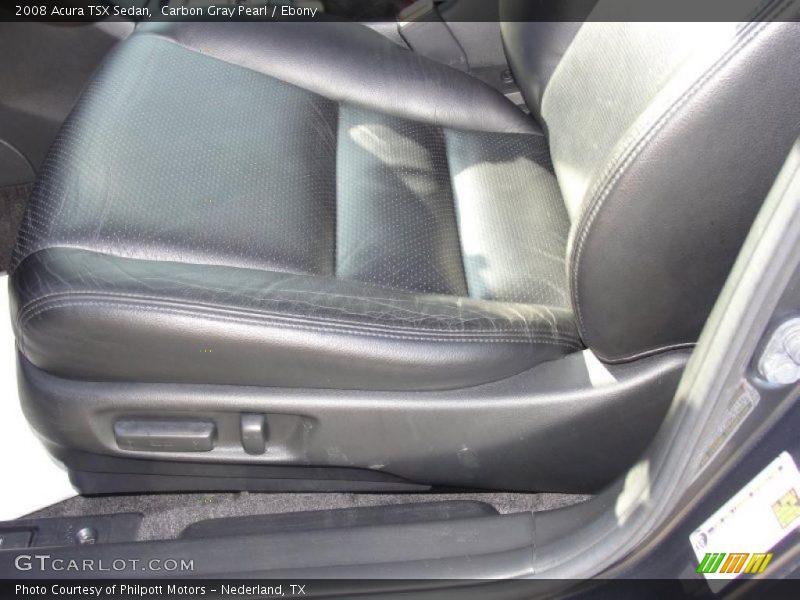 Carbon Gray Pearl / Ebony 2008 Acura TSX Sedan