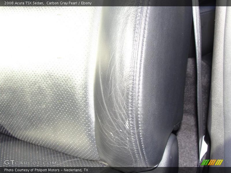 Carbon Gray Pearl / Ebony 2008 Acura TSX Sedan