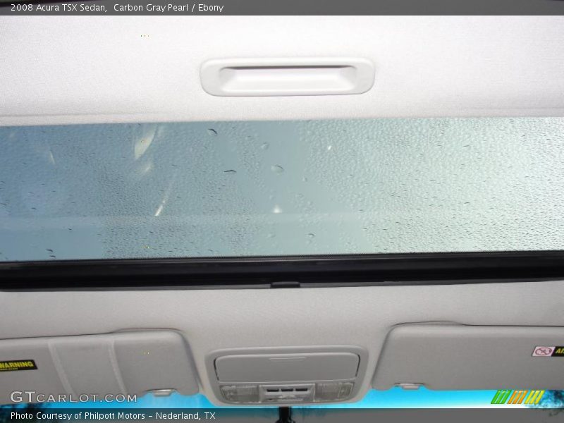 Carbon Gray Pearl / Ebony 2008 Acura TSX Sedan
