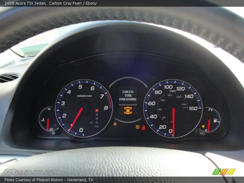Carbon Gray Pearl / Ebony 2008 Acura TSX Sedan