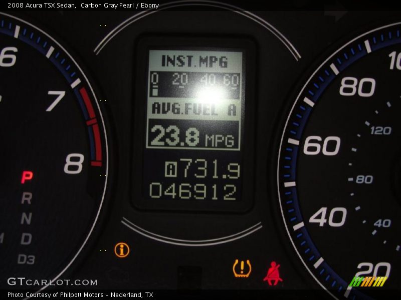 Carbon Gray Pearl / Ebony 2008 Acura TSX Sedan