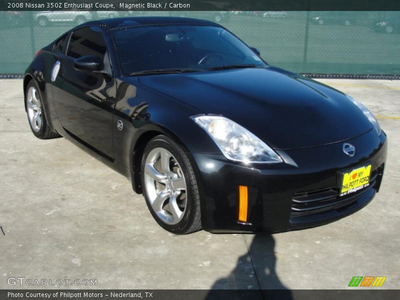 Magnetic Black / Carbon 2008 Nissan 350Z Enthusiast Coupe