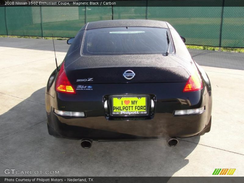 Magnetic Black / Carbon 2008 Nissan 350Z Enthusiast Coupe