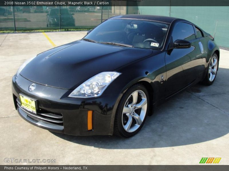 Magnetic Black / Carbon 2008 Nissan 350Z Enthusiast Coupe