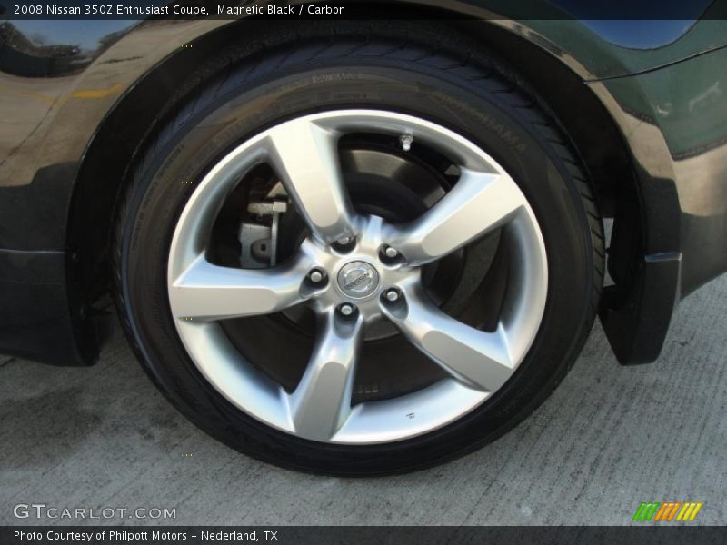 Magnetic Black / Carbon 2008 Nissan 350Z Enthusiast Coupe