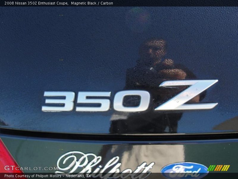 Magnetic Black / Carbon 2008 Nissan 350Z Enthusiast Coupe