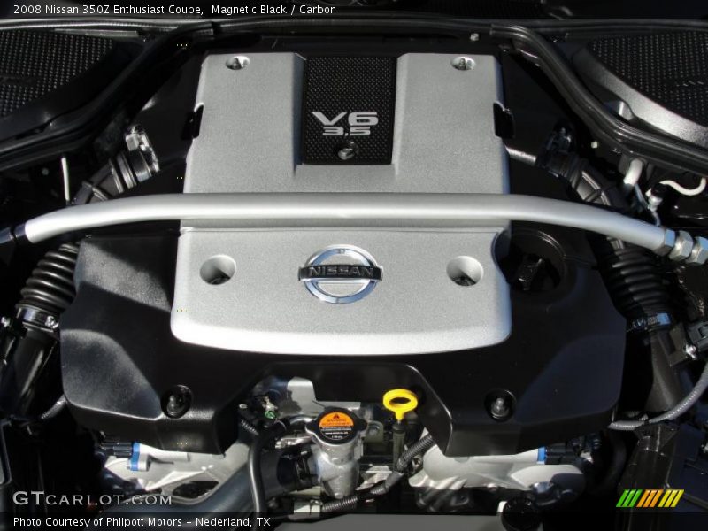 Magnetic Black / Carbon 2008 Nissan 350Z Enthusiast Coupe