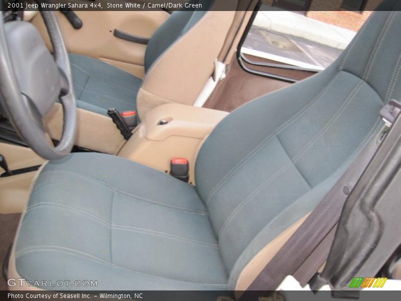  2001 Wrangler Sahara 4x4 Camel/Dark Green Interior