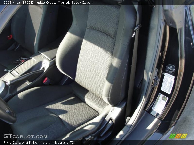 Magnetic Black / Carbon 2008 Nissan 350Z Enthusiast Coupe