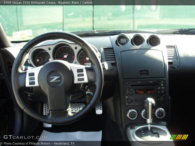 Magnetic Black / Carbon 2008 Nissan 350Z Enthusiast Coupe