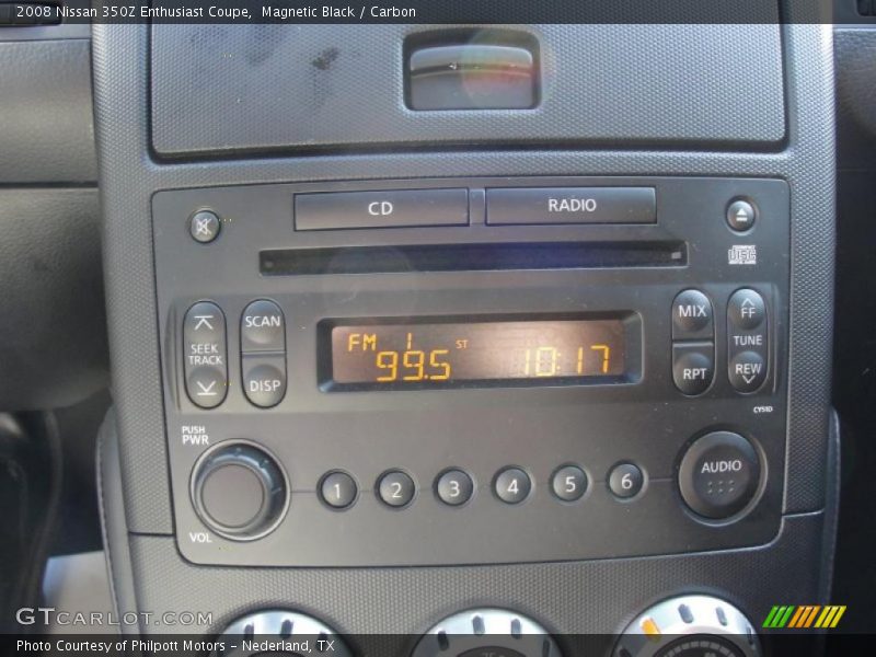 Magnetic Black / Carbon 2008 Nissan 350Z Enthusiast Coupe