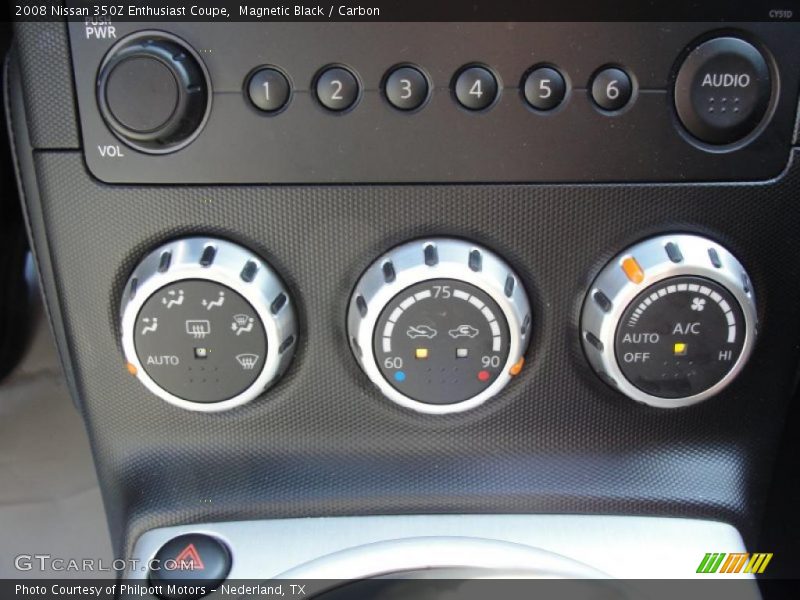 Magnetic Black / Carbon 2008 Nissan 350Z Enthusiast Coupe