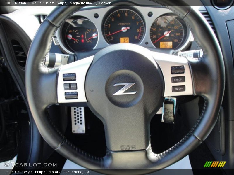 Magnetic Black / Carbon 2008 Nissan 350Z Enthusiast Coupe
