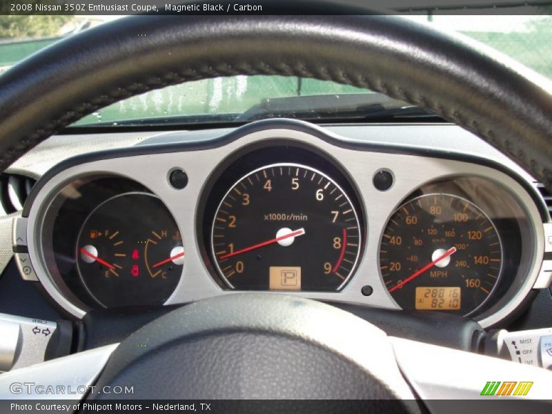 Magnetic Black / Carbon 2008 Nissan 350Z Enthusiast Coupe