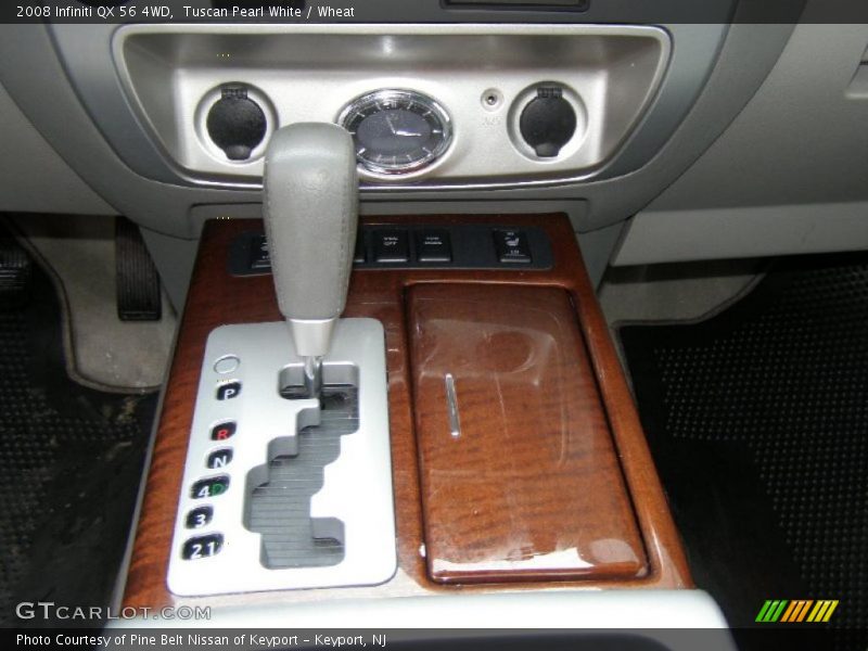 Tuscan Pearl White / Wheat 2008 Infiniti QX 56 4WD
