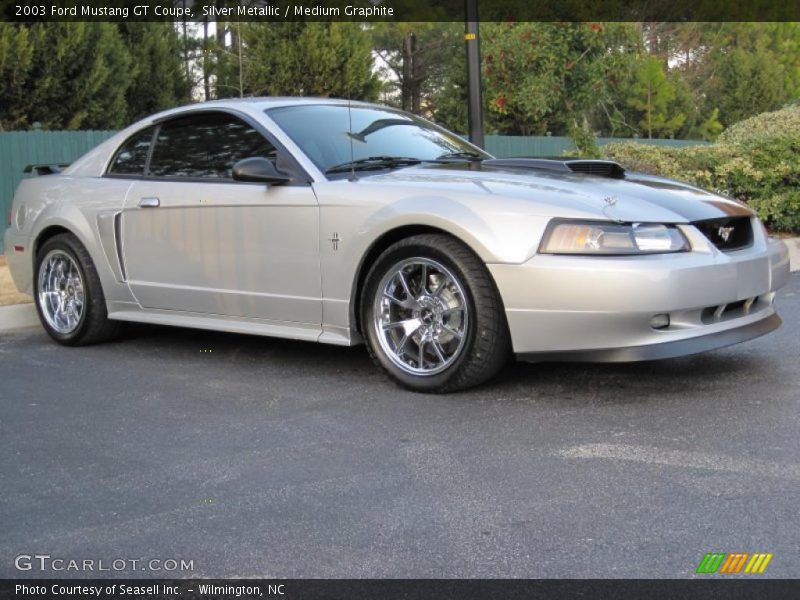 Silver Metallic / Medium Graphite 2003 Ford Mustang GT Coupe