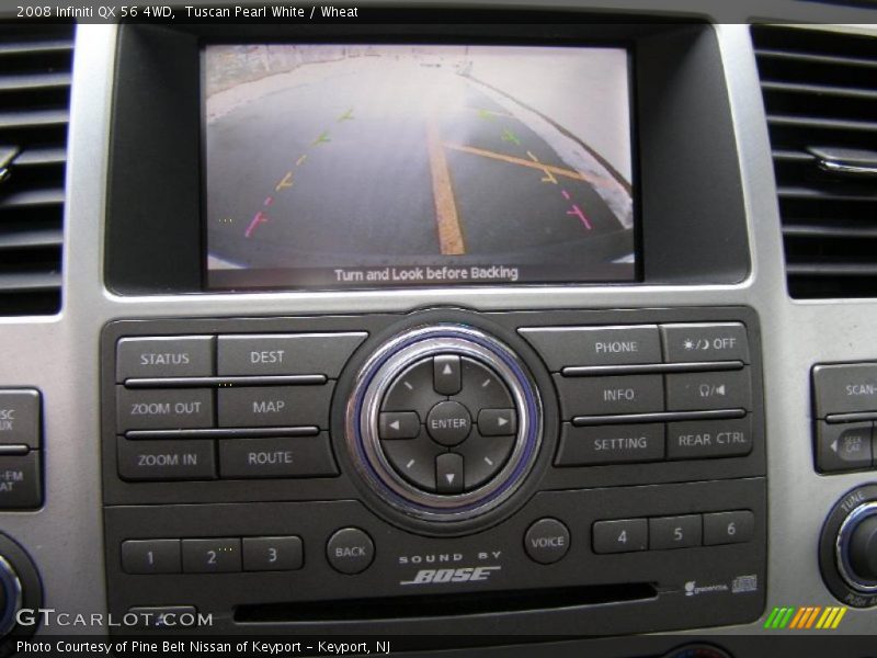 Tuscan Pearl White / Wheat 2008 Infiniti QX 56 4WD