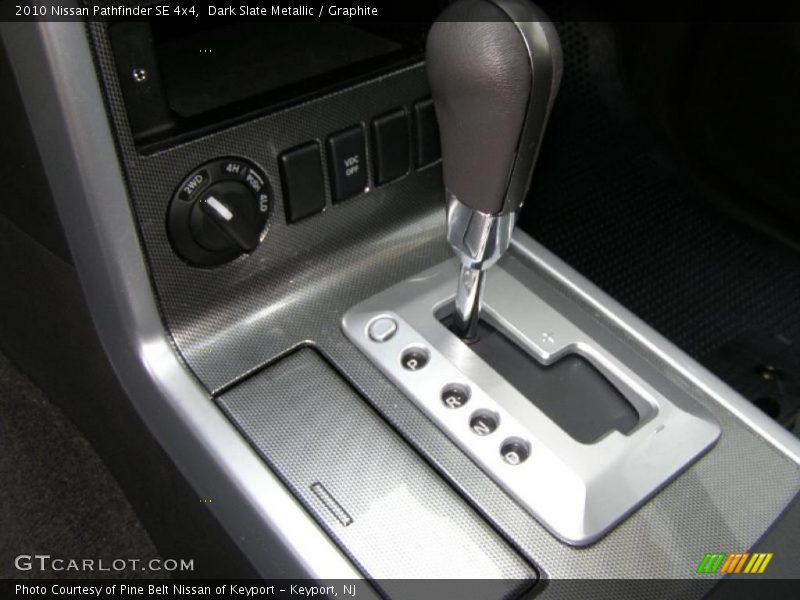  2010 Pathfinder SE 4x4 5 Speed Automatic Shifter