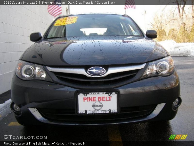 Dark Gray Metallic / Carbon Black 2010 Subaru Impreza 2.5i Premium Wagon