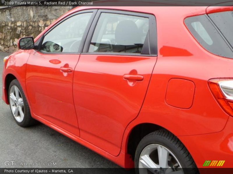 Radiant Red / Dark Charcoal 2009 Toyota Matrix S