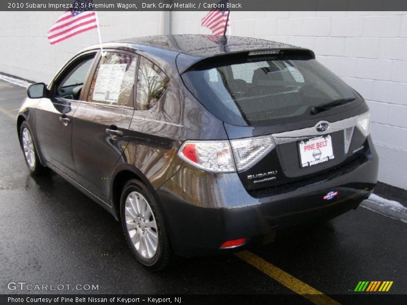 Dark Gray Metallic / Carbon Black 2010 Subaru Impreza 2.5i Premium Wagon