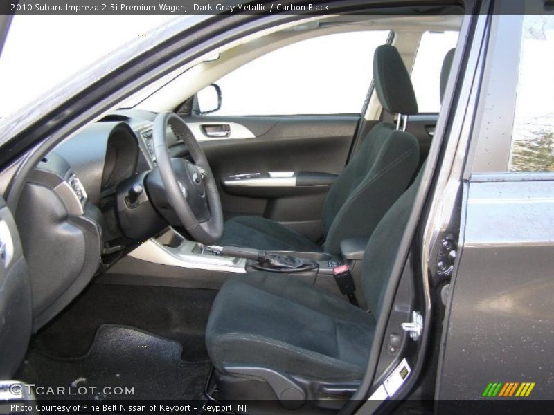  2010 Impreza 2.5i Premium Wagon Carbon Black Interior